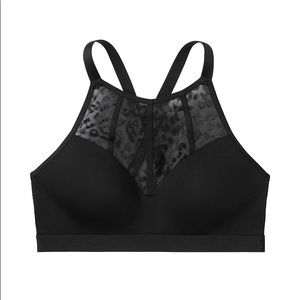 Leopard High-neck Sport Bra